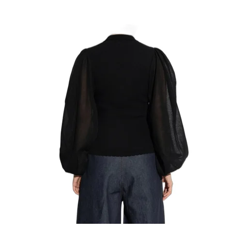 Munthe Elegant Keyhole Knit Top