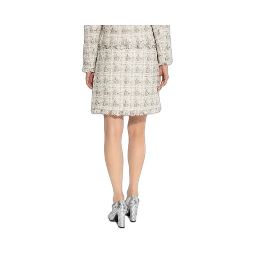 Munthe Textured Fringe Hem Skirt
