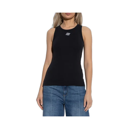 Munthe Tezza Logo Embroidered Tank Top