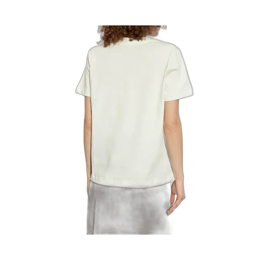 Munthe Embroidered Logo Cutout Top