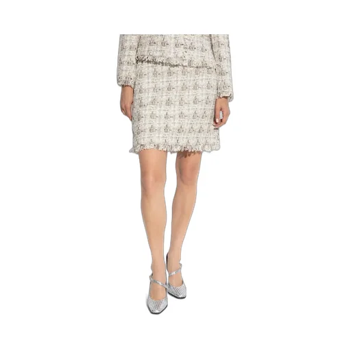 Munthe Textured Fringe Hem Skirt