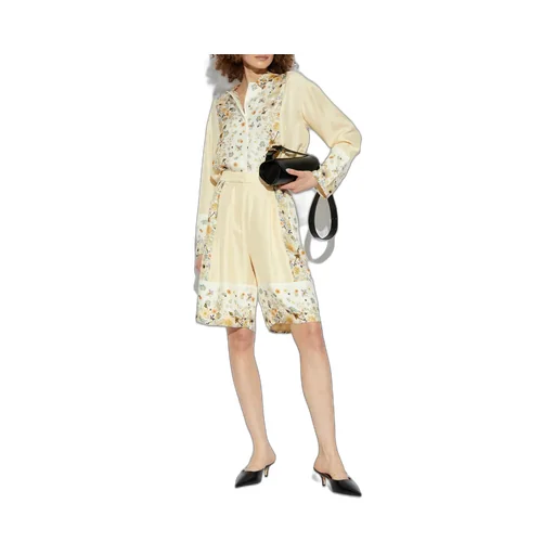 Munthe Floral Patterned Loose Shorts