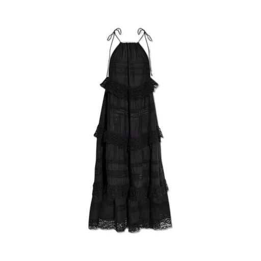 Munthe Bohemian Tiered Maxi Dress