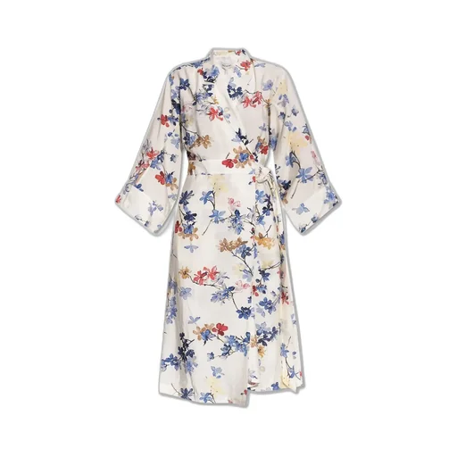 Munthe Floral Wrap Midi Dress