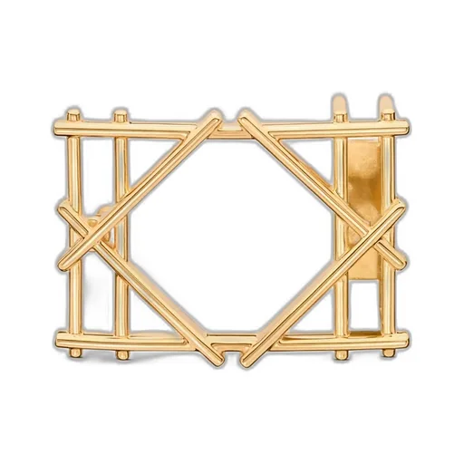 Cannage Belt Buckle