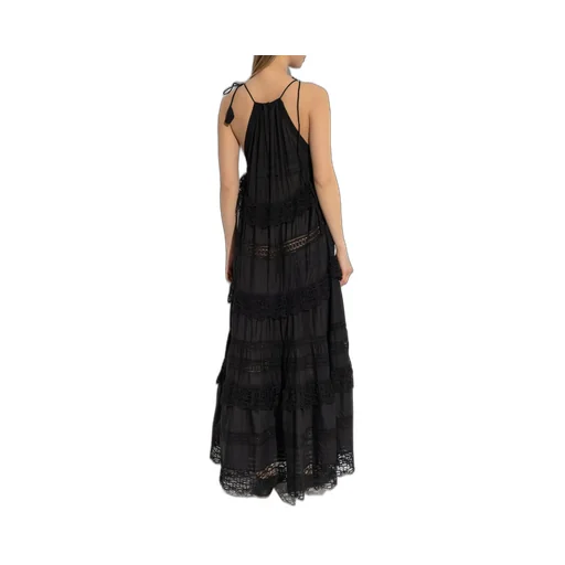 Munthe Bohemian Tiered Maxi Dress