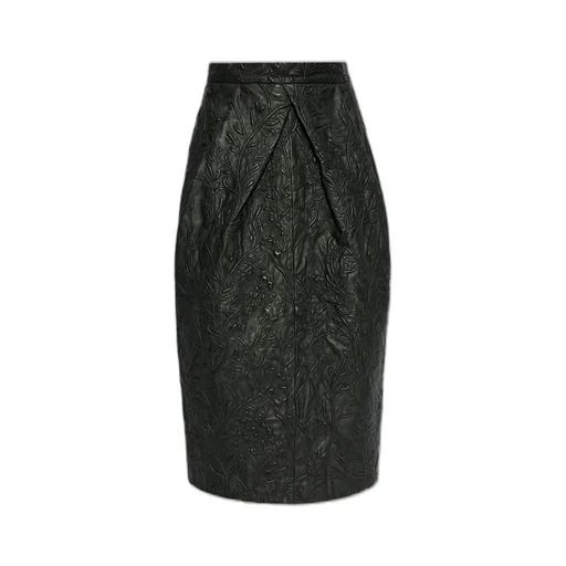 Munthe Embroidered Midi Skirt