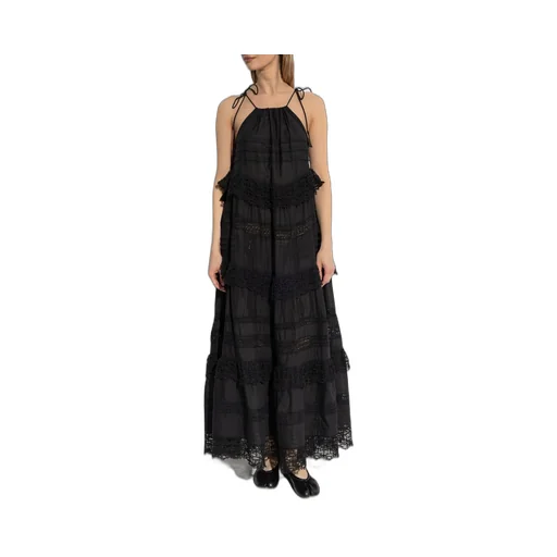 Munthe Bohemian Tiered Maxi Dress