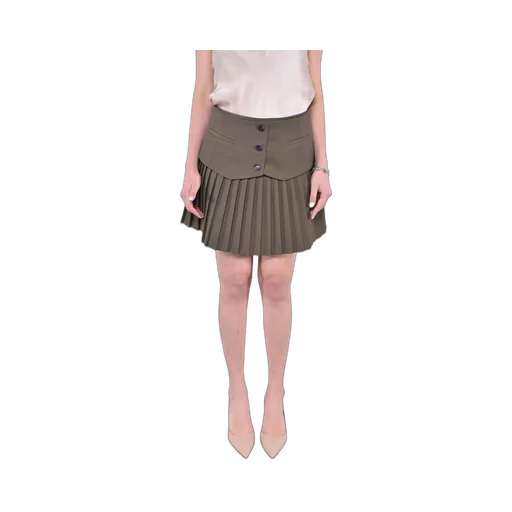 Mvp Wardrobe Pleated Mini Skirt
