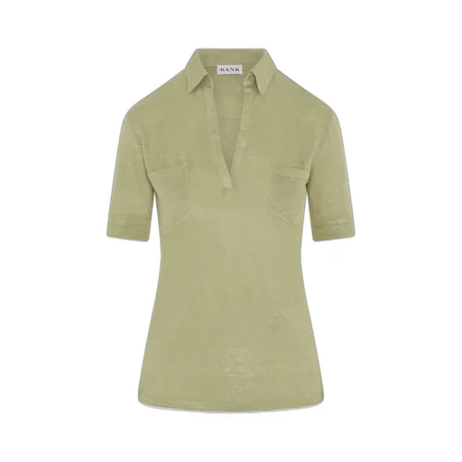 Not Shy V-Neck Three-Quarters-Sleeved Top