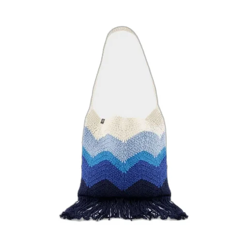 Nannacay Priya Crochet Gradient Tote Bag