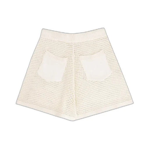 Nanushka Crochet Drawstring Shorts