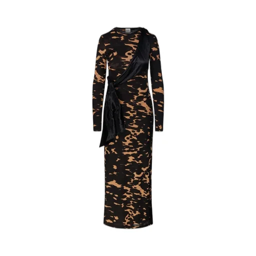 Nanushka Yura Satin Long Dress