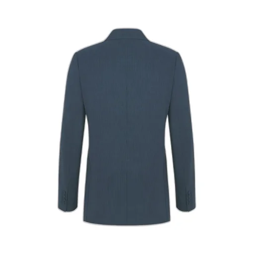 Double-Breasted Jacket With Buttoned Strap