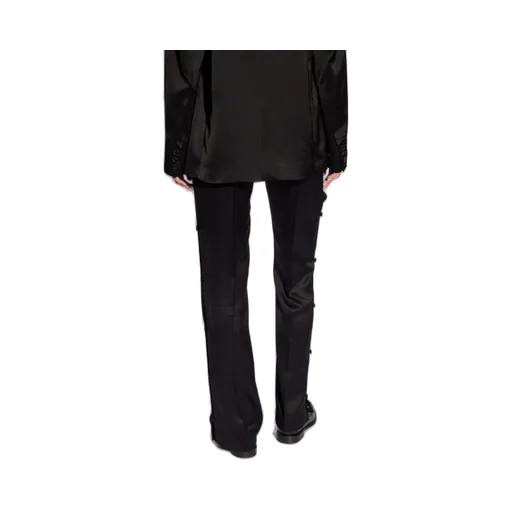 Nanushka Felina Straight-Leg Satin Trousers