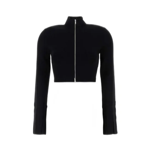 Nanushka Izan Fringed Zip-Up Cardigan