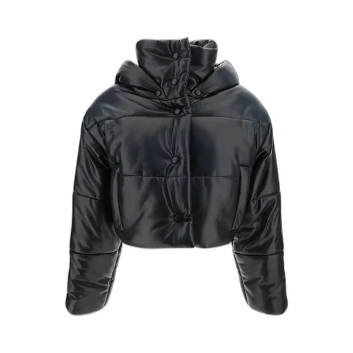 Nanushka Hooded Funnel Neck Puffer Jacket