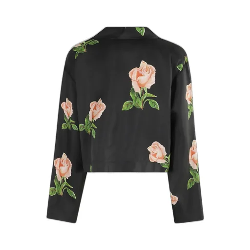 Nanushka Vally Cropped Twill Shirt