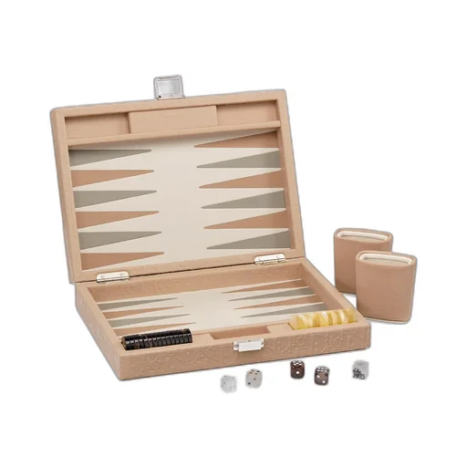 Small Leather Backgammon