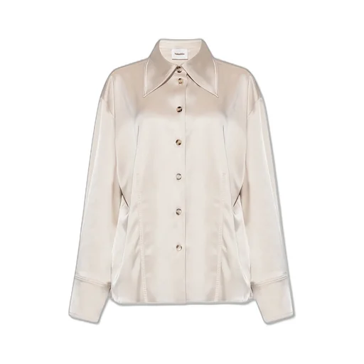 Nanushka Caio Ladder-Stitch Shirt