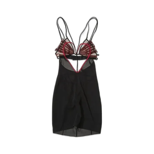 Nensi Dojaka Heart Cut-Out Mini Dress