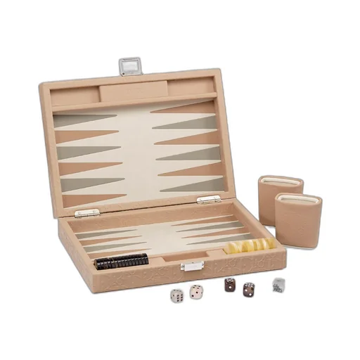 Small Leather Backgammon