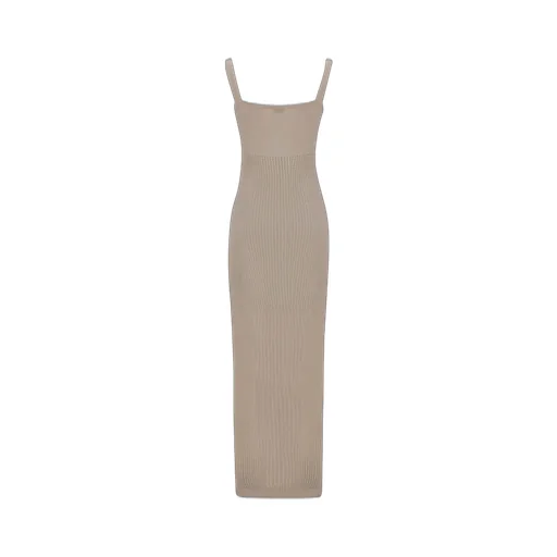 Nanushka Perforated Sleeveless Tied Maxi Dress