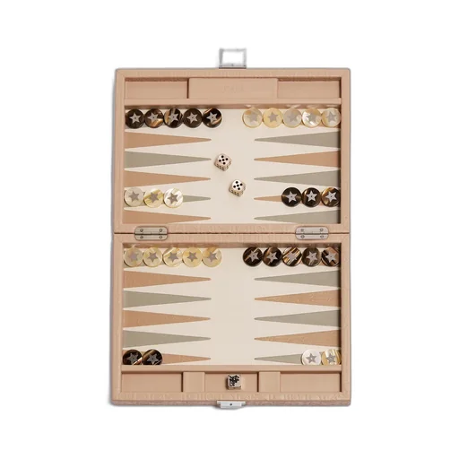 Small Leather Backgammon