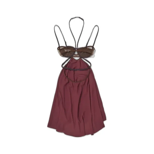 Nensi Dojaka Draped Bra Dress