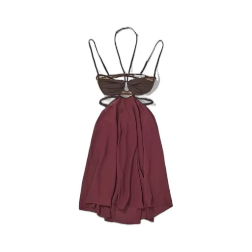 Nensi Dojaka Draped Bra Dress