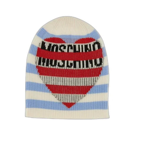 Moschino Jeans Striped Knitted Beanie