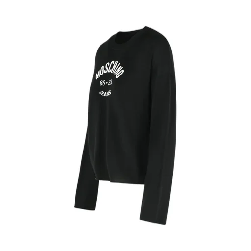 Moschino Jeans Logo Embroidered Knitted Jumper