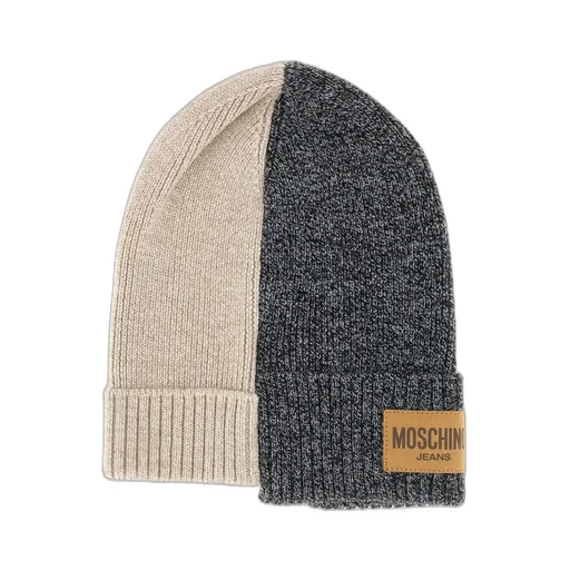 Moschino Jeans Logo Patch Beanie