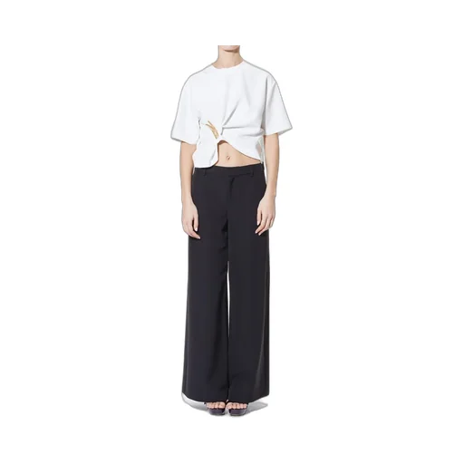 Moschino Jeans Twisted Cropped T-Shirt
