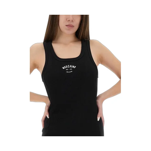 Moschino Jeans Logo Printed Dress
