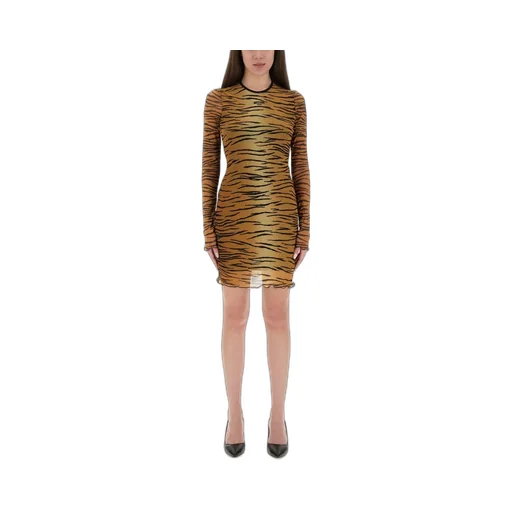 Moschino Jeans Printed Tulle Dress