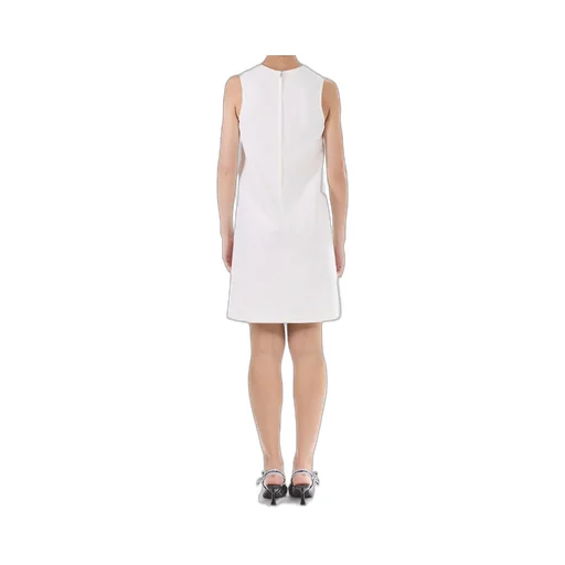 Moschino Jeans Peg-Patch Sleeveless Midi Dress
