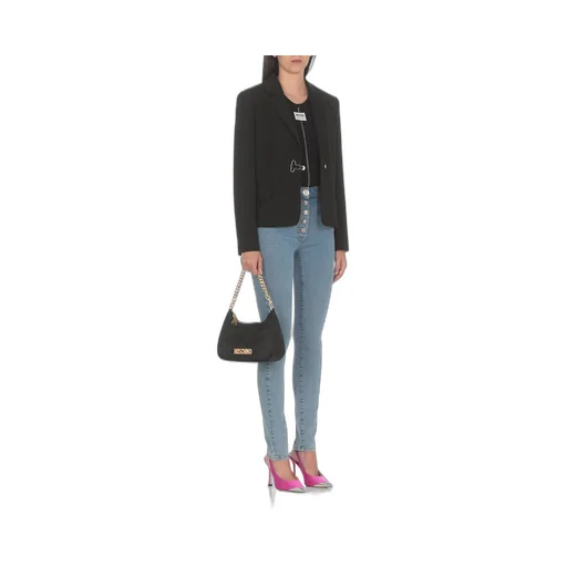 Moschino Jeans High-Waisted Straight-Leg Jeans
