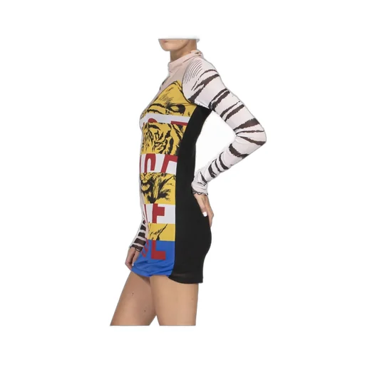 Moschino Jeans Printed Tulle Dress