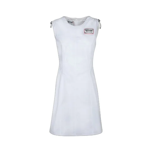 Moschino Jeans Logo Patch Sleeveless Dress