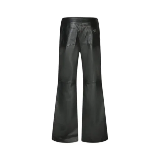 Moschino Jeans Flared Leather Trousers