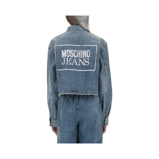 Moschino Jeans Cropped Denim Jacket