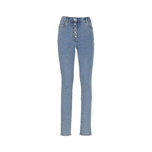 Moschino Jeans High-Waisted Straight-Leg Jeans