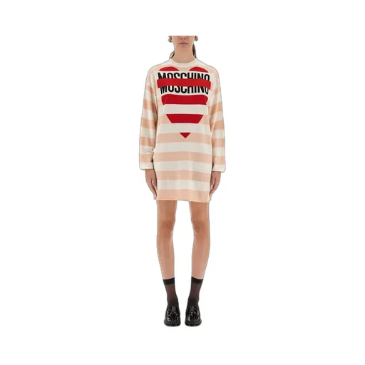 Moschino Jeans Logo Printed Mini Dress