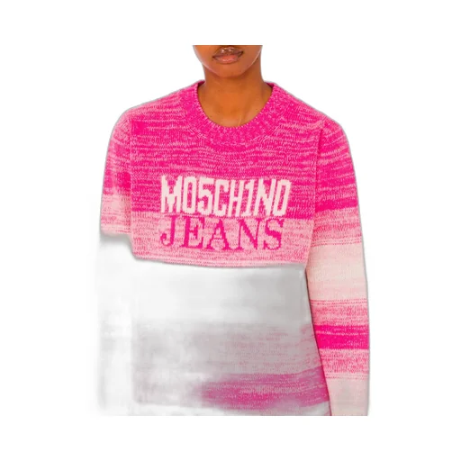 Moschino Jeans Logo-Intarsia Crewneck Jumper