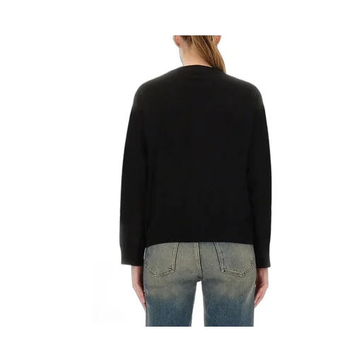 Moschino Jeans Logo Intarsia Crewneck Jumper