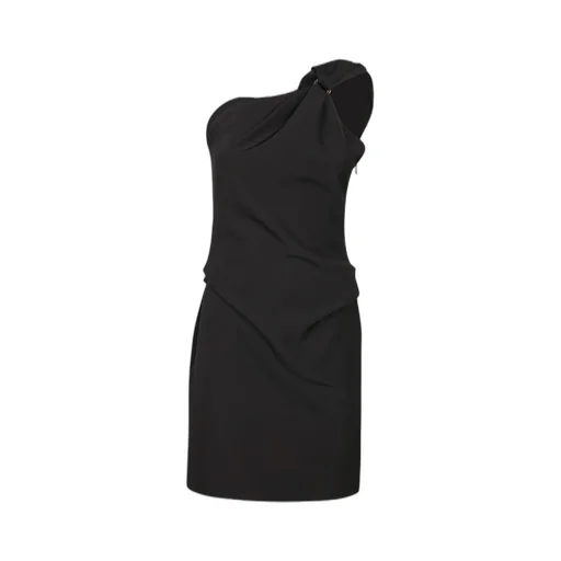 Moschino Jeans One-Shoulder Asymmetric Dress