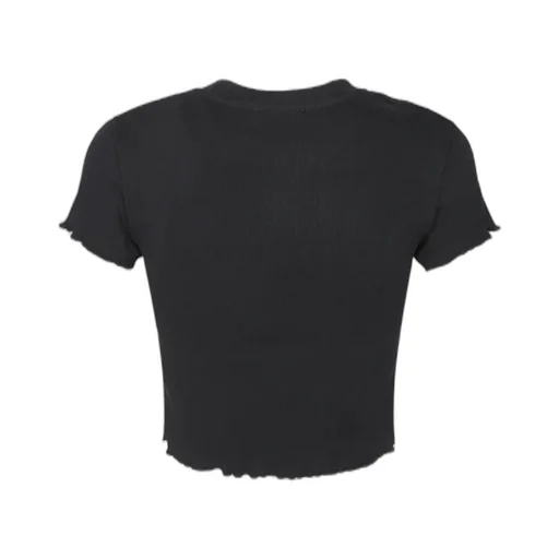 Moschino Jeans Cropped Ribbed T-Shirt