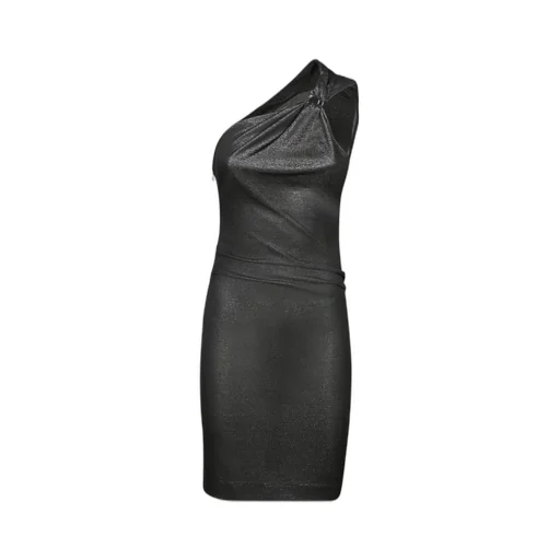 Moschino Jeans One Shoulder Asymmetric Mini Dress
