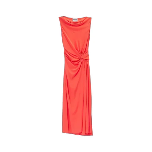 Moschino Jeans Sleeveless Crepe Midi Dress